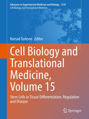 cover image of Cell Biology and Translational Medicine, Volume 15